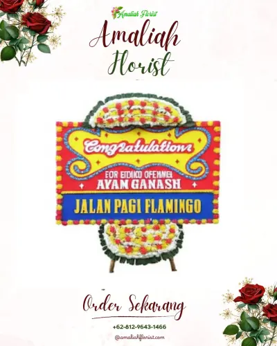 Bunga Papan Congratulation di Gunungmenyan